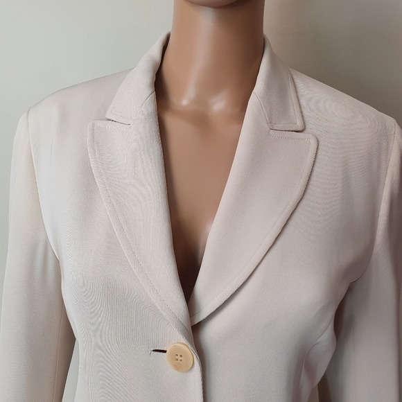 Country Road blazer cream white Sze 6 double button office work classic collar - Picture 3 of 9
